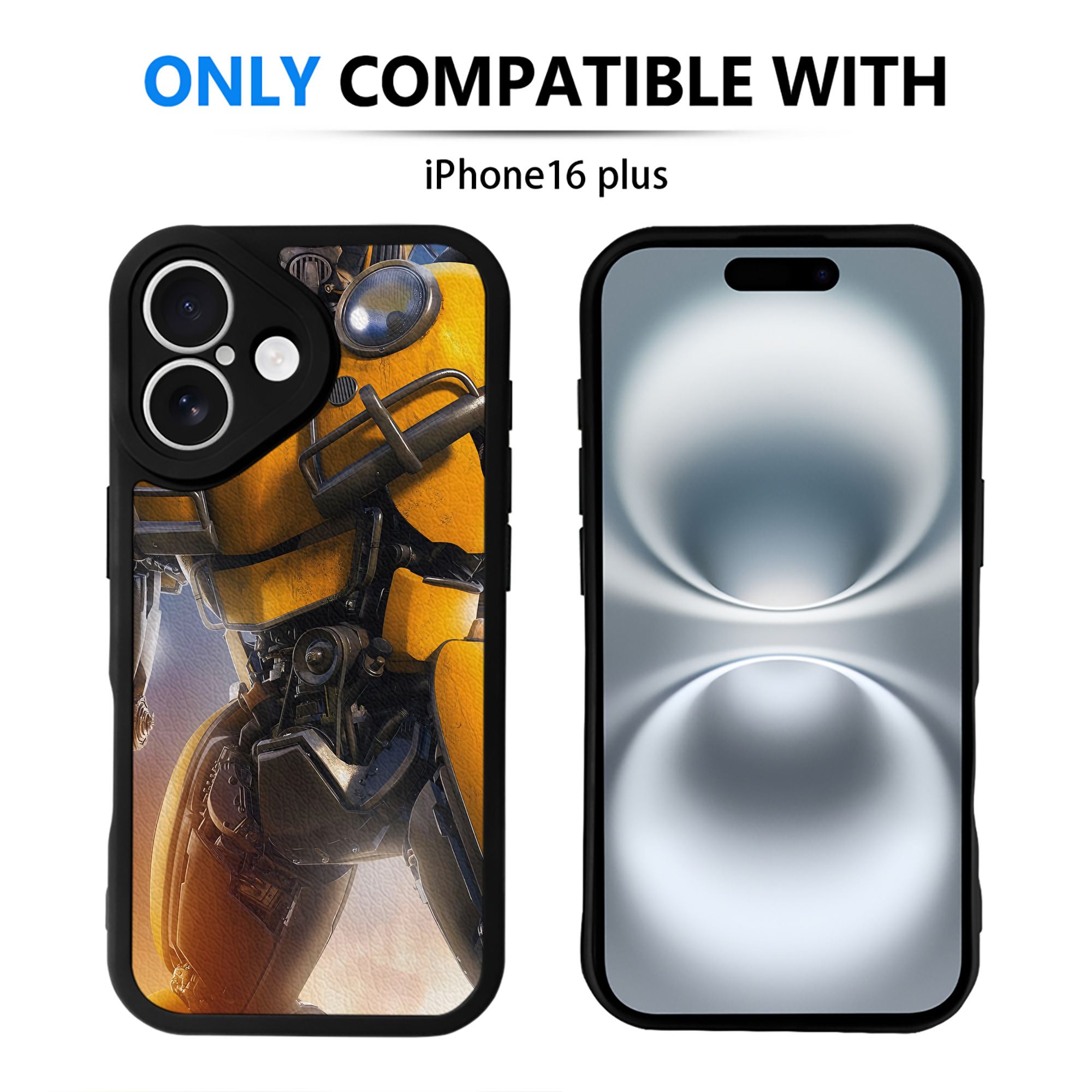 （画像用） Transformers トランスフォーマー 【iPhone 16シリーズ対応】シリコンスマホケース（レザー調） 材質：シリコン